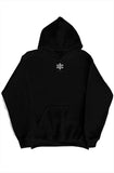 black comfortable pullover hoody