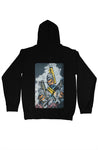 black comfortable pullover hoody