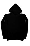black comfortable pullover hoody