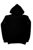 black comfortable pullover hoody