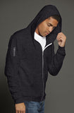 heather zip hoody