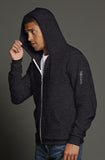 heather zip hoody
