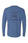 blue Pigment Dyed Heavyweight Long Sleeve T Shirt