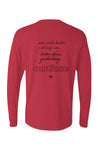 red Pigment Dyed Heavyweight Long Sleeve T Shirt