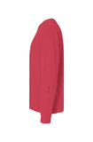red Pigment Dyed Heavyweight Long Sleeve T Shirt