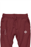 red premium joggers
