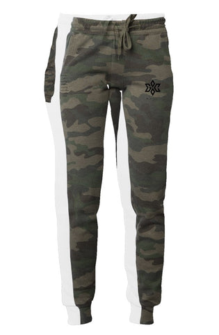 Women Wash Camo Sweatpants