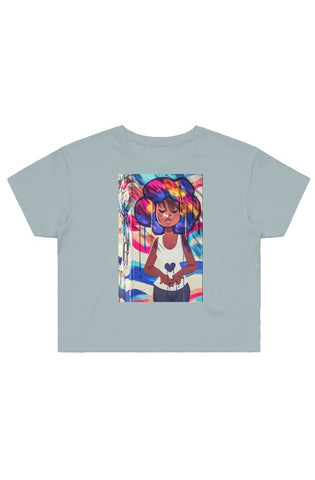 women Street Crop Tee - tone