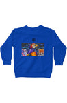 blue kids fleece sweatshirt