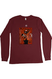 red premium Long Sleeve T Shirt - maroon