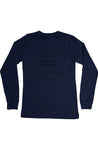 blue premium Long Sleeve T Shirt