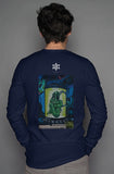 long sleeve henley - limited ed. blue