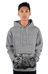 premium pullover hoody - gray