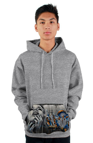 premium pullover hoody - gray